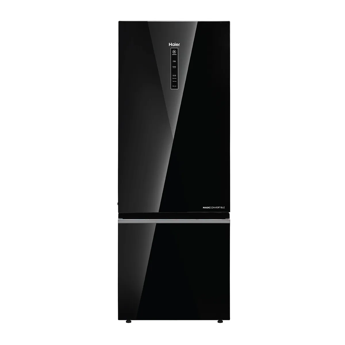 imgi_38_W020250812536308545842_1200 Haier 325 L Bottom Mount Refrigerator Black Glass 2 Star - Image 1