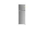 LG 272L Double Door Refrigerator, Convertible, Multi Air Flow, Shiny Steel, 2 Star