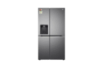 LG 630L, Side-by-Side Refrigerator, Wi-Fi Convertible, Water & Ice Dispenser, Shiny Steel Finish, 3 Star