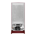 Haier 185L 2 Star Red Dime Glass Finish Direct Cool Single Door Refrigerator with Base Drawer - Image 3