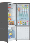 Haier 265L, 2 Star, Inox Steel Finish Bottom Mounted Frost Free Refrigerator - Image 4