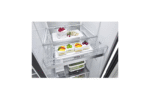 LG 630L Side-by-Side Refrigerator, InstaView Door-in-Door™, Wi-Fi Convertible, Matte Black Finish, 3 Star - Image 10