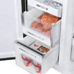 Haier 598L 3 Door Side by Side Refrigerator Wi-Fi Black Glass 3 Star - Image 7