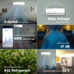 Voltas Fixed Speed Split AC, 1.5 Ton, 3 star - 183 Vectra Elegant - Image 3