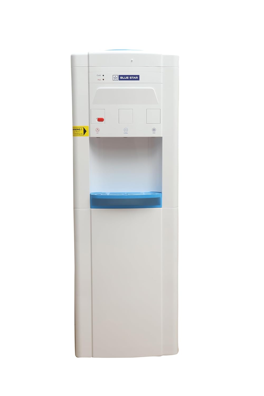 51oDGKBXdYL._SL1500_ BLUE STAR Water Dispenser BWD3FMGA | Hot, Plain and Cold Water | Floor Mounted Without Cabinet, 2.5 Liter, White - Image 1
