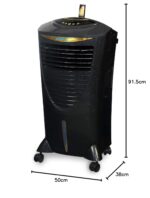 Symphony HiCool i Personal Air Cooler with Remote, Honeycomb Pad, Automatic Vertical Swing - 31L, Black - Image 2
