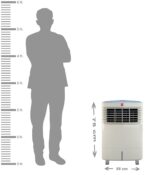 Cello Personal Air Cooler with Remote - 22 Ltrs, White, Grey - Image 2