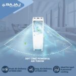 BAJAJ 50 L Tower Air Cooler  (White, TMH50 (480118) | 50 Litres Tower (with Hexacool Technology)) - Image 5