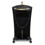 Symphony HiCool i Personal Air Cooler with Remote, Honeycomb Pad, Automatic Vertical Swing - 31L, Black