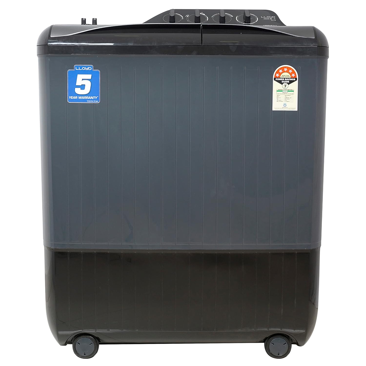 71HICGBAFUL._SL1500_ Lloyd by Havells 9 kg Semi Automatic Top Load Washing Machine Silver (GLWMS90HSGEX) - Image 1