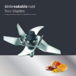 Philips Stainless Steel Viva Collection HL7701/00 Mixer Grinder, 750 Watts, 4 Jars (Elegant Lavender and White) - Image 5