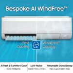 Samsung 1.5 Ton 3 Star Windfree AI Inverter Smart Split AC (WiFi, Energy Saving, Voice Control, Powerful Cooling, Copper, Digital Inverter, 4 Way swing, Convertible, BESPOKE AI AR60F19D1XWNNA) - Image 9