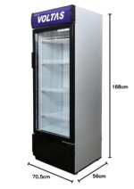 Voltas 320 L Single Door Upright Freezer  (Black, VC GT 320 SD P Metallic FGLS) - Image 2