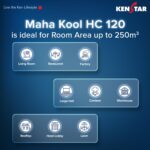 Kenstar 120 L Desert Air Cooler  (Grey, COOLER MAHA KOOL HC 120) - Image 2