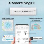 Samsung 1.5 Ton 3 Star Windfree AI Inverter Smart Split AC (WiFi, Energy Saving, Voice Control, Powerful Cooling, Copper, Digital Inverter, 4 Way swing, Convertible, BESPOKE AI AR60F19D1XWNNA) - Image 7