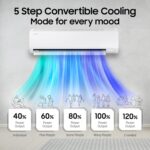 Samsung 1.5 Ton 3 Star Windfree AI Inverter Smart Split AC (WiFi, Energy Saving, Voice Control, Powerful Cooling, Copper, Digital Inverter, 4 Way swing, Convertible, BESPOKE AI AR60F19D1XWNNA) - Image 6