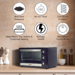 LG 28 L All-In-One Convection Microwave Oven with 251 Auto Cook Menu, Quartz Heater, Health Plus Menu, Black - Image 7