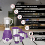 ROBUSTO PRO 4J 775W, Mixer Grinder with POWER PLUS Turbo Motor - Image 4