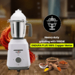 TATVAM 1000W, Mixer Grinder with ENDURA PLUS 100% Copper Motor - Image 3