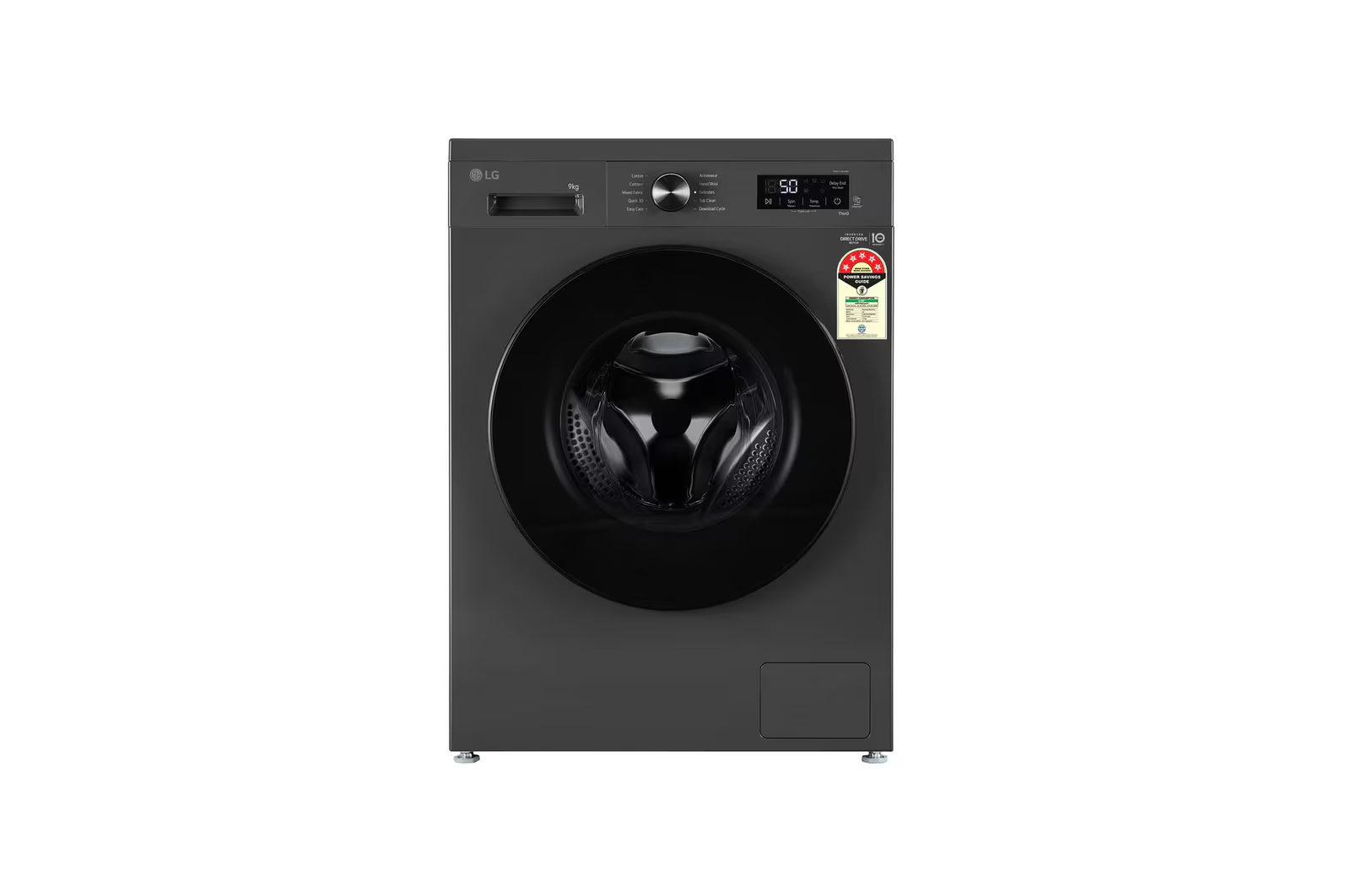imgi_42_thum-1600x1062 LG 9Kg Front Load Washing Machine, Inverter Direct Drive™, Middle Black, 5 Star - Image 1