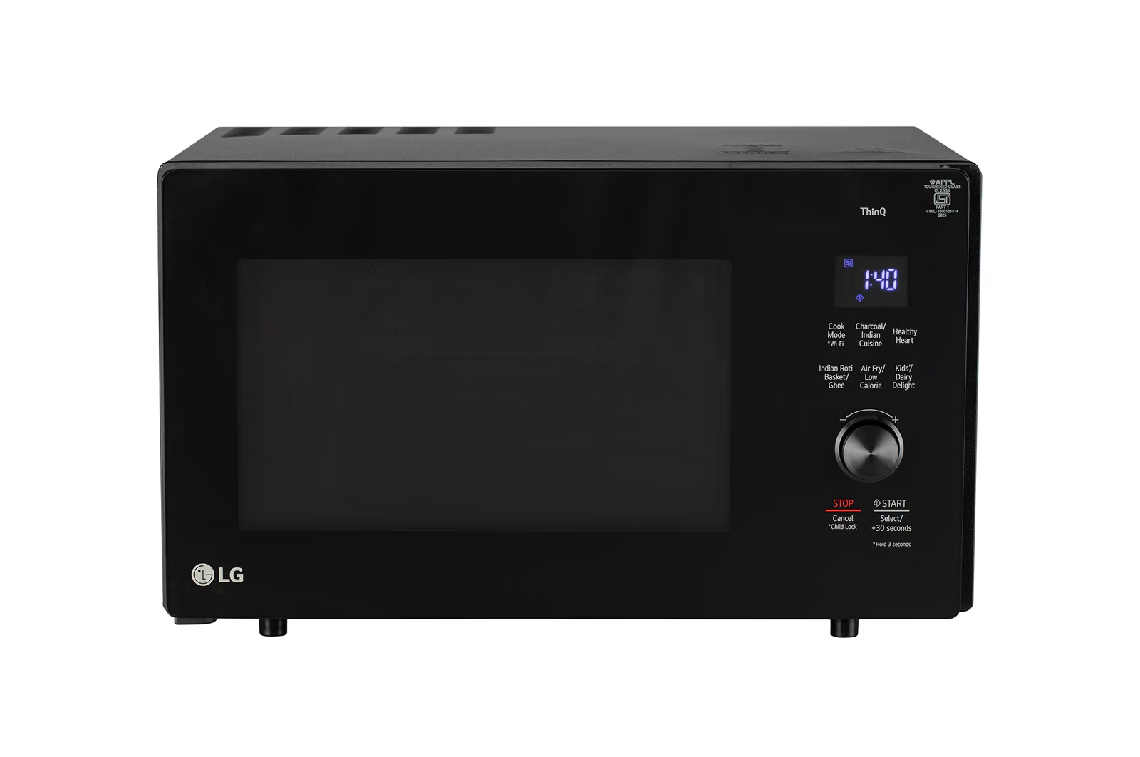 imgi_44_thum-1600x1062 LG 28 L Scan-To-Cook Charcoal Microwave Oven with Healthy Heart™, Charcoal Lighting Heater, Motorised Rotisserie, Black - Image 1