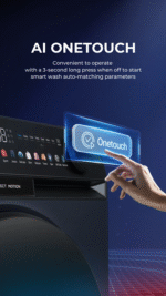 Haier 12Kg AI Colorful Touch Panel Front Load Washing Machine (Wifi) - Image 4