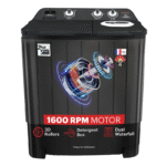 Thomson 8 kg 5 Star Aqua Magic Semi Automatic Top Load Washing Machine Black (TSA8000SP)