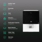 LG WW176GPBW.CWBQEIL LG 8 Litre Stainless Steel Water Purifier With RO + UV + Mineral Booster Technology - Image 6