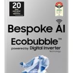 Samsung 8 Kg, 5 Star, AI Wash, AI Energy Mode, Wi-Fi, Ecobubble, AI VRT+, Super Speed, Soft Closing Door, Digital Inverter, Fully-Automatic Top Load Washing..