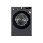 LG 9Kg Front Load Washing Machine, AI Direct Drive™, Steam™, Middle Black, 5 Star