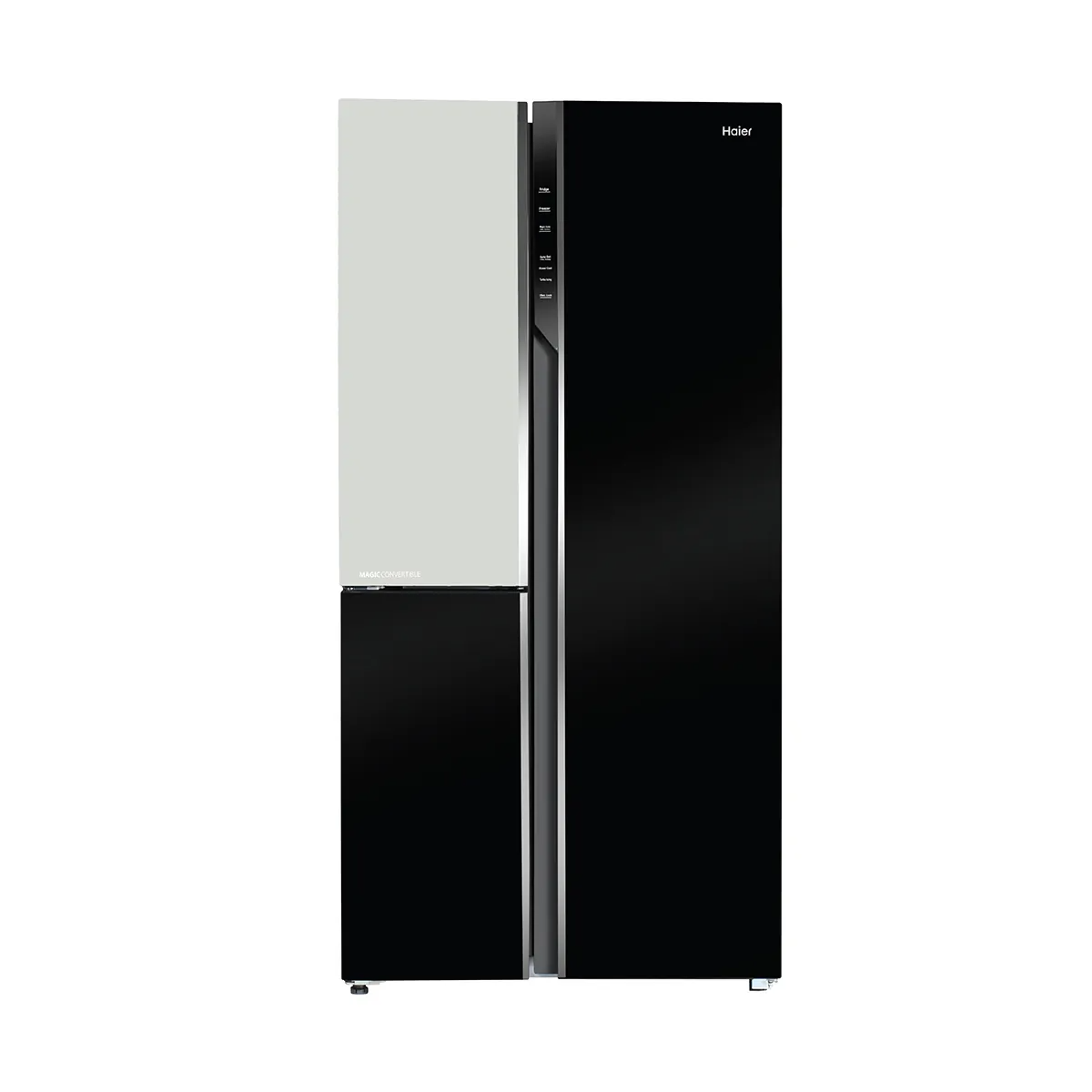 imgi_43_W020250508495539808290_1200 Haier 598L 3-Door Vogue Side by Side Refrigerator Black White Glass 3 Star - Image 1