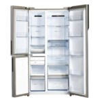 Haier 598L 3-Door Vogue Side by Side Refrigerator Black White Glass 3 Star - Image 5