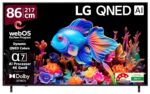 LG 217 cm (86 Inches) QNED 8C Series 4K Ultra HD (3840 x 2160) Smart webOS QNED TV 86QNED8CA6A