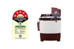 LG 8Kg Semi Automatic Washing Machine, Roller Jet Pulsator + Soak, Burgundy, 5 Star - Image 3