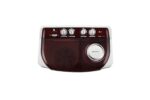 LG 8Kg Semi Automatic Washing Machine, Roller Jet Pulsator + Soak, Burgundy, 5 Star - Image 4