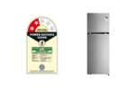 LG 322L, Double Door Refrigerator, Smart Diagnosis™, Smart Inverter Compressor, Shiny Steel Finish, 2 Star - Image 2