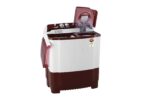 LG 8Kg Semi Automatic Washing Machine, Roller Jet Pulsator + Soak, Burgundy, 5 Star - Image 6