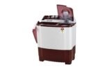 LG 8Kg Semi Automatic Washing Machine, Roller Jet Pulsator + Soak, Burgundy, 5 Star - Image 7