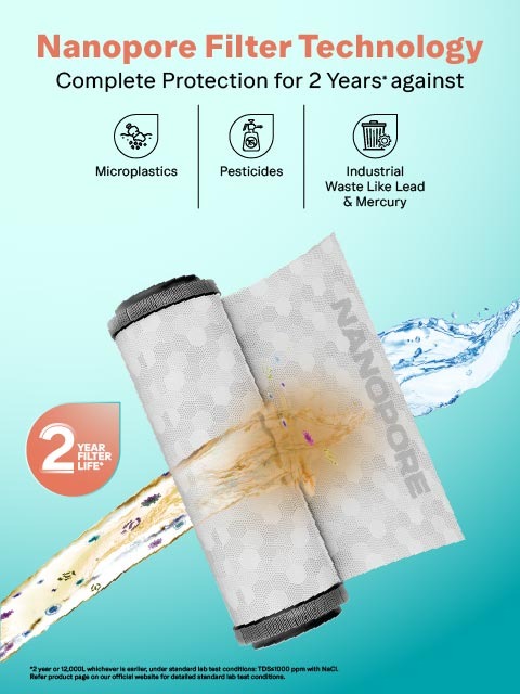 Aquaguard Enrich Superio 2X UV+UF Stainless Steel Water Purifier | 2 Year Filter Life | With Mega Sediment Filter - Image 4