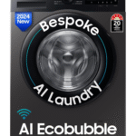 Samsung 12 kg, 5 Star, Super Speed, Wi-Fi, Hygiene Steam with Inbuilt Heater, Digital Inverter, Fully-Automatic Front Load Washing Machine (WW12DG5B24ABTL, Black)